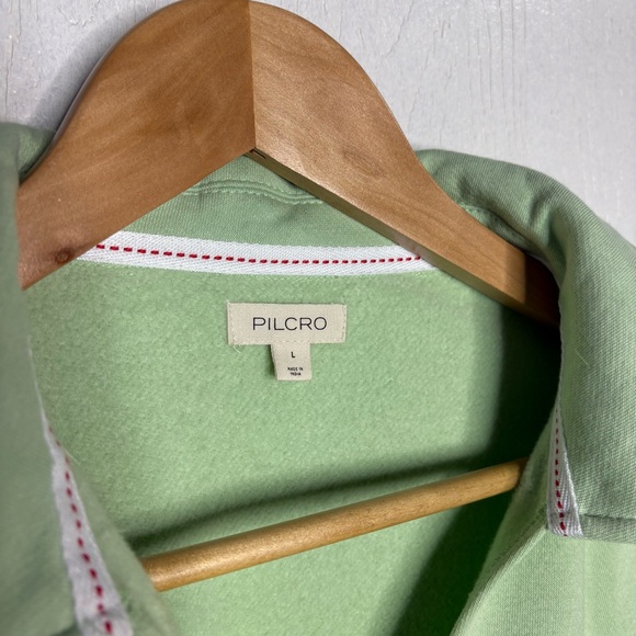 Anthropologie Pilcro Johnny Collar pullover green size large - Picture 3 of 10